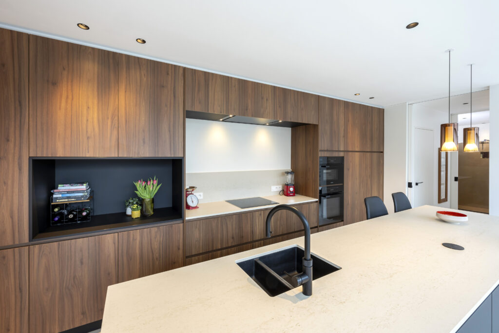 Keuken notelaar fineer Assebroek