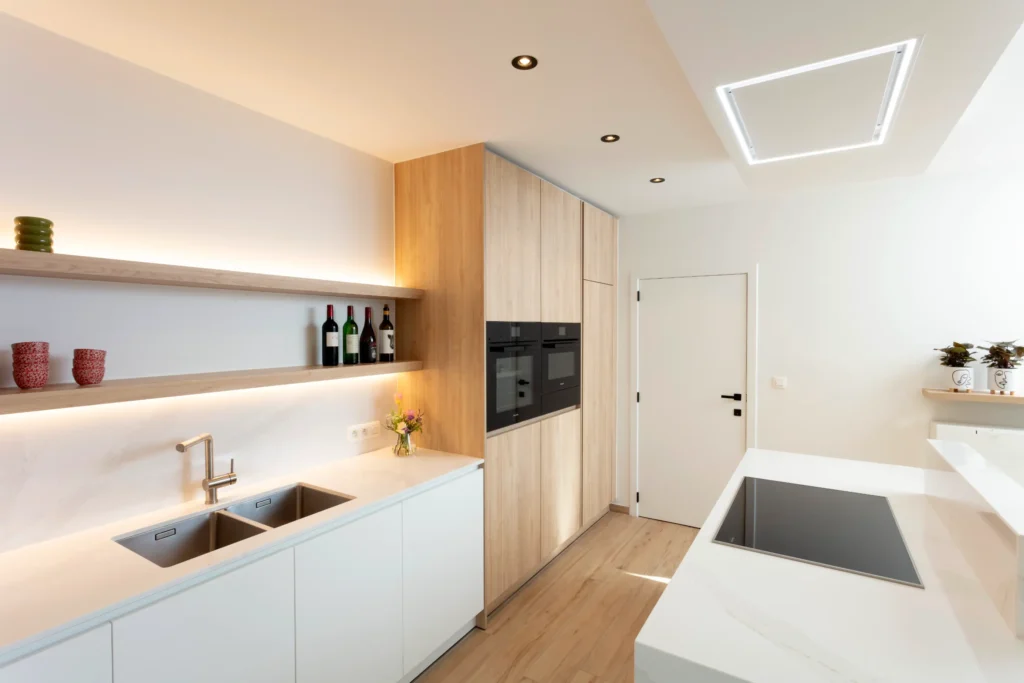 Keuken met stijlvol kookeiland